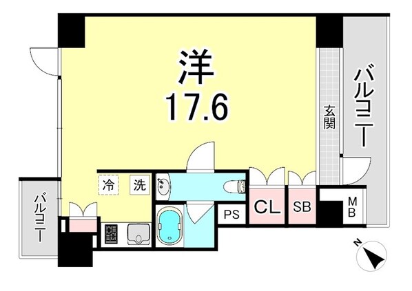 パークアクシス渋谷の物件間取画像